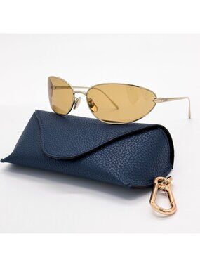 NEW LOEWE SUNGLASSES LW40164U 32E GOLD UNISEX EYEWEAR LOEWE